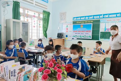 NGÀY HỘI ĐỌC SÁCH 21/4/2022 CỦA LIÊN ĐỘI TRƯỜNG TH TRẦN QUỐC TOẢN